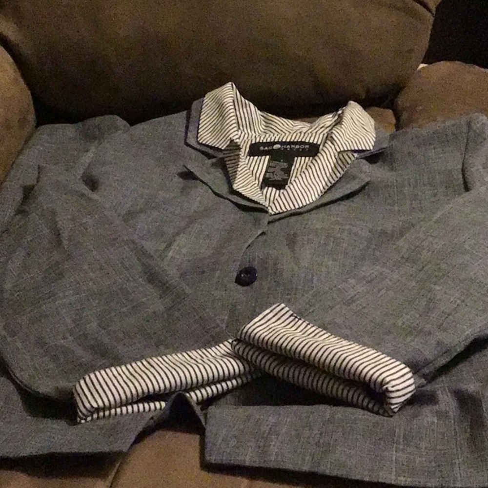 Pants Suit with 3/4 Sleeves